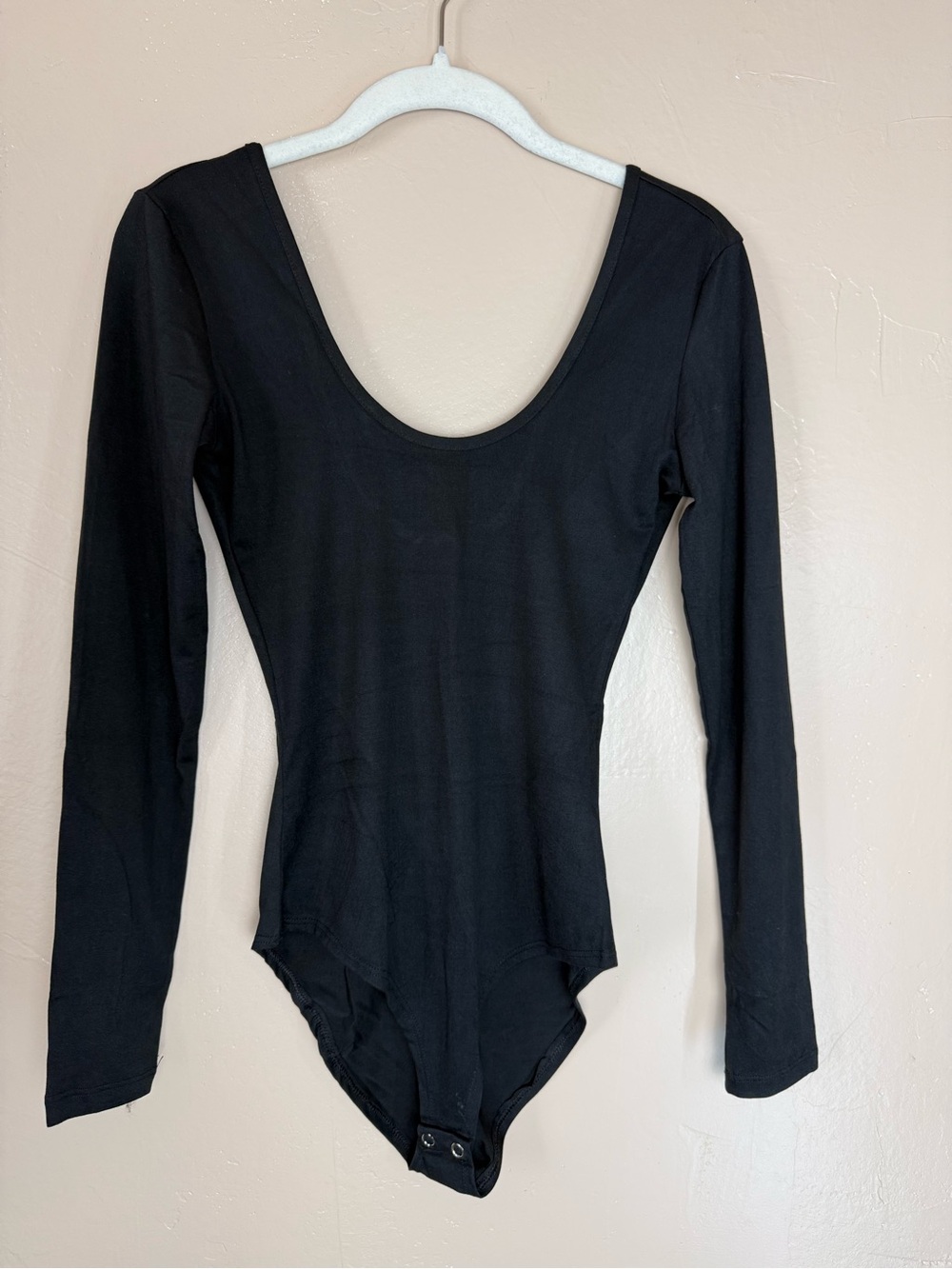 Black Long Sleeve Bodysuit